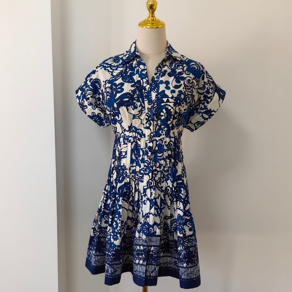 Cara cara Nash Mini Dress In Dentelle Blue - Picture 6 of 14